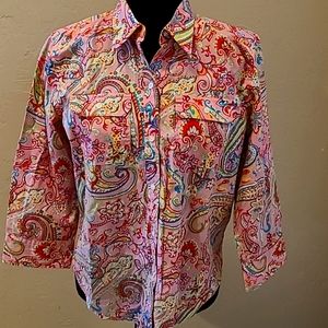 Multi color Chaps blouse